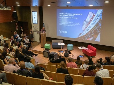 Comenzó el primer encuentro internacional de radioterapia pediátrica en el Garrahan