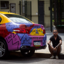 Taxis porteños se convierten en vehículos de cambio social con intervenciones artísticas 2